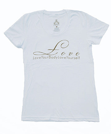 D&D  Gold LYB (Love Your Body) Tee